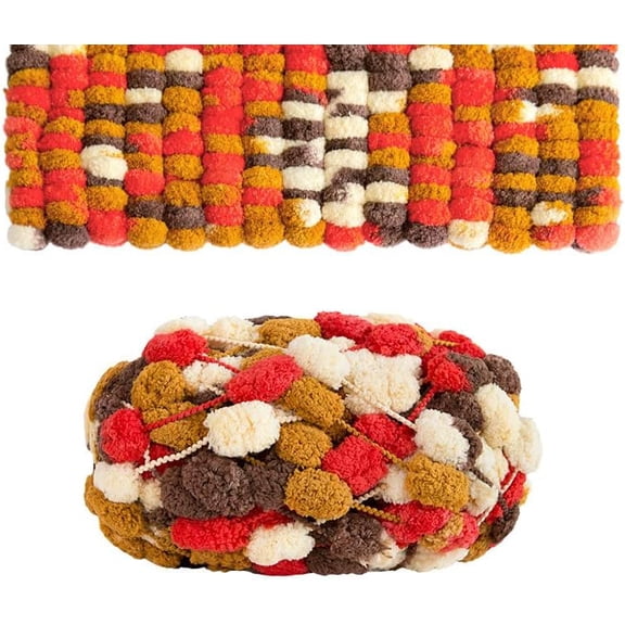 1 Roll Pomp-A-Doodle Yarn,Used for Car seat Cushion, Blanket and Other DIY Knitting Yarn Craft Projects 150g/Roll