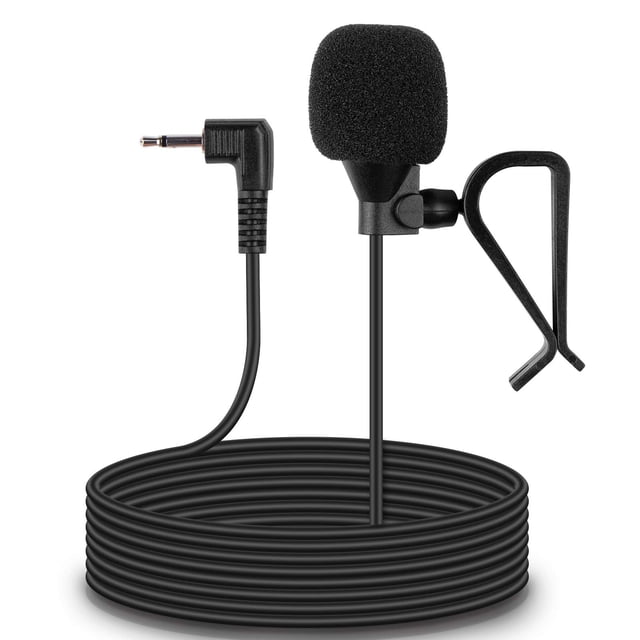weishan - Micrófono Pionee para radio de coche, 2,5 mm de repuesto para micrófono externo de coche Pioneer con radio estéreo y GPS