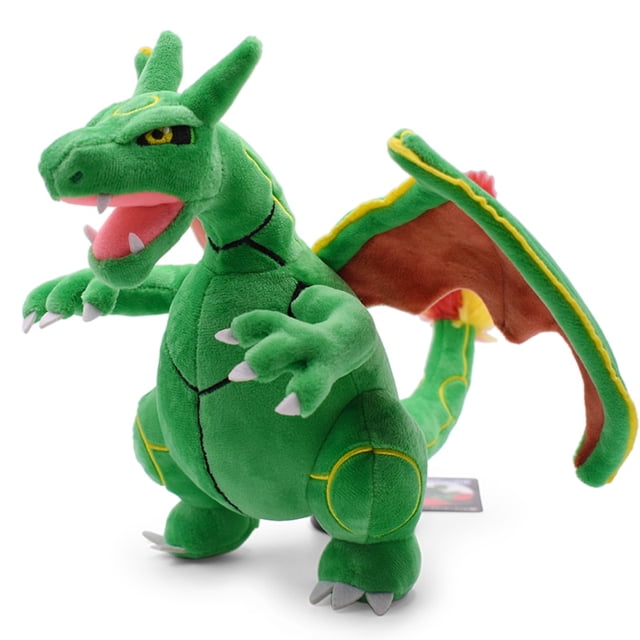 Rayquaza Fuse Charizard-muñeco de peluche de 25CM para niños, muñeco de peluche suave de Pokemon, dibujos animados, Anima, regalo25CMCN He Qiyong unisex