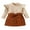 Beige, variant on Bagilaanoe Toddler Girls Long Sleeve Knitting Shirt & Skirt, 2-Piece Set, Sizes 6-12 Months