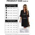 thumbnail image 5 of YATELLE Summer Dresses for Women V Neck Ruffle Short Sleeve Casual Shift Dress, 5 of 6