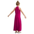 thumbnail image 2 of LiiYii Girls Summer Birthday Jumpsuit for Wedding Pageant Party Ruffle Rompers Flare Bell Bottom Hot Pink 12, 2 of 6