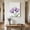 Purple Green, variant on Ships Next Day Canvas Wall Art 12"x12",Purple Tulip Wood Framed Canvas Print Painting,Modern Blossom Pastel White Floral Petal Ready to Hang Small Picture Wall Decor for Kitchen Dining Room Office