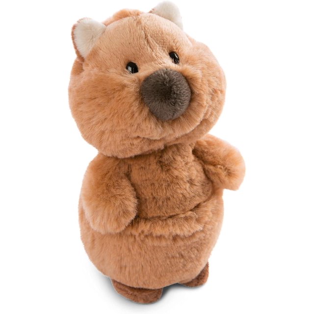 Lindo quokka - Pez luna 25cm /30cm- Peluche sostenible para niños, niñas y bebés - Peluche ecológico para abrazar y jugar, marrón