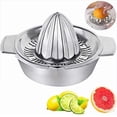 thumbnail image 2 of Lemon squeezer citrus squeezer 304 stainless steel manual 12.5 cm, dishwasher safe, professional quality rustproof, 2 of 4