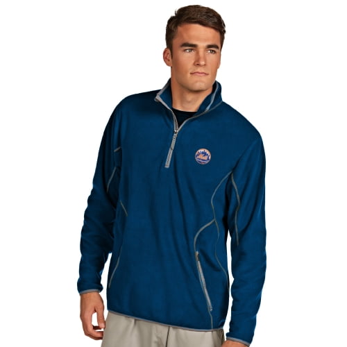 Antigua New York Mets Ice Quarter Zip Polar Fleece Jacket Dark Blue by ANTIGUA GROUP/ 22534