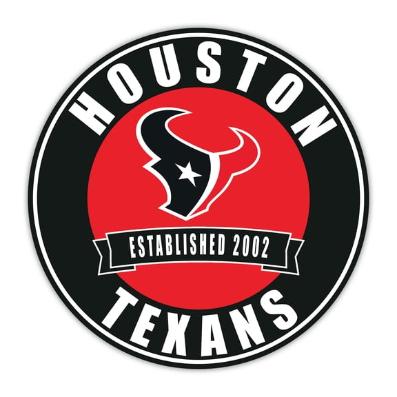 Houston Texans 24" Circle with Banner