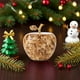 thumbnail image 4 of Figura de manzana de cristal | Adorno navideño de cristal y decoración navideña para el hogar | Regalo coleccionable de 15 cm para Nochebuena y decoración de temporada, 4 of 6