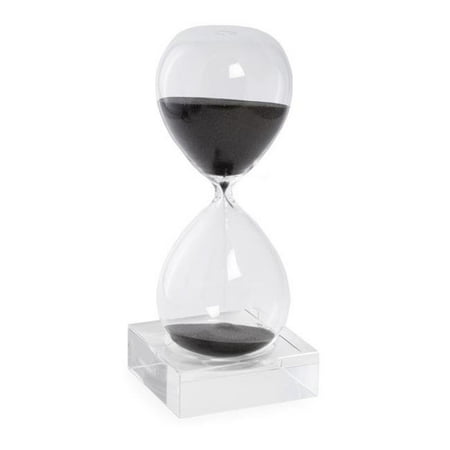 

Bey-Berk International D836B 30 Minute Sand Timer on Crystal Base - Clear & Black