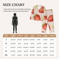 thumbnail image 6 of Disketp Pajamas Set Long Sleeve Sleepwear Womens Button Down Nightwear Pj Sets-Strawberries, 6 of 9