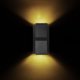 thumbnail image 5 of Lámpara De Pared Led De 6 W Hacia Arriba Y Hacia Abajo, Luz Nocturna, Doble Cabezal Para Ktv Bar, Dormitorio, Sala De Estar, Restaurante (Ac85-265V) Scienceny HA024575-01, 5 of 6