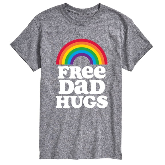 Instant Message - Free Dad Hugs - Men's Short Sleeve Graphic T-Shirt