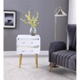 thumbnail image 5 of Home Square Zane Accent Table in White Laquer with Gold - Set of 2, 5 of 6