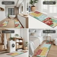 thumbnail image 5 of Pioneer Flower Floral Print Pattern Kitchen Rugs Sets Of 3,Kitchen Runner Rugs Non Skid Washable,Decorative Kitchen Floor Mats for Kitchen,Sink,Laundry,17"x30"+ 17"x47" + 17"x59", 5 of 6
