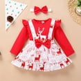 thumbnail image 2 of RIJOPUTY 18-24 Month Christmas Outfit Girls Christmas Clothes for Baby Boy Toddler Christmas Girl 9 Month Baby Girl Clothes Cute Outfits for Girls, Red 12-18 Months, 2 of 9