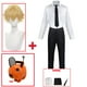 thumbnail image 1 of Disfraz de motosierra de Anime para hombre, traje negro, uniforme informal, cazador de demonios, Halloween, Carnaval, ropa de fiesta, 1 of 4