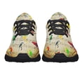 thumbnail image 5 of Parrots Tropical Stave Shoes Sneakers for Women Men Black Size 7.5, 5 of 7