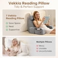 thumbnail image 4 of Almohada de Lectura Vekkia Ergonómica con Soporte para la Espalda en Cuña de 45°, 4 of 7