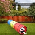 thumbnail image 4 of Greeniant Niños Niños Juegan Túnel plegable Carpa para gatear Niños pequeños Juego de tubo para gatear para acampar al aire libre Jardín de carpas, 4 of 6
