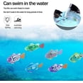 thumbnail image 3 of 3pcs Robot Fish For Cats, Interactive Swimming Robot Fish Cat Toy For Indoor Cats Play with Led Light Plastic Fish Toy Gift, 3 of 5