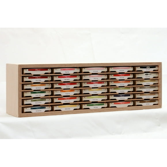Stamp-n-Storage Standard Ink Pad Holder - Stores 30 Stamp Pads (Wall Mount)