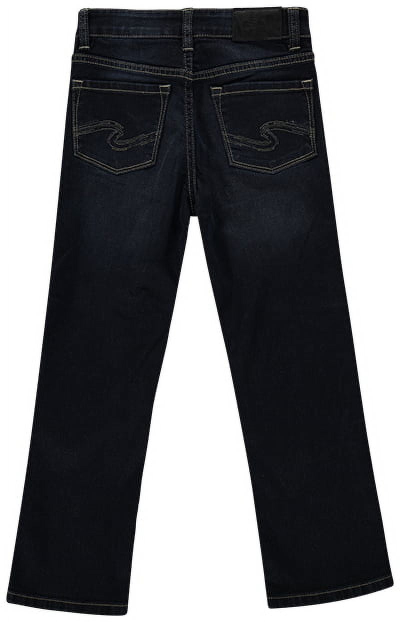 Silver Jeans Co. Boys Zane Bootcut Stretch Denim Jeans, Sizes 4-16