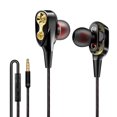 thumbnail image 3 of Auriculares Esté de 3.5 Mm, Auriculares con Controlador Dinámico , Auriculares con Aislamiento de Ruido para Teléfonos Inteligentes (c Negro, 3 of 8