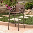thumbnail image 2 of Pemberly Row Tabouret de Bar de Patio Brun (Ensemble de 2), 2 of 2