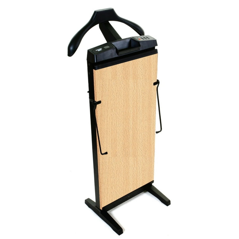 Corby 7700 Pants Press - Beech Wood Finish, 15-45 Min Timer, Free Standing Or Wall Mounted