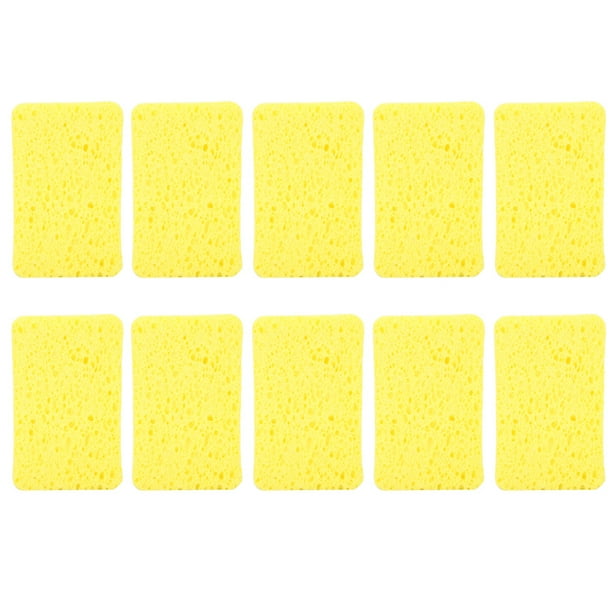 Esponja para limpiar platos, 10 piezas, cepillo de limpieza para limpieza de cocina doméstica, esponja para lavar platos, apariencia llamativa