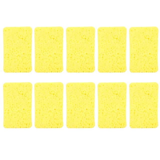10 esponjas de limpieza para el hogar, cepillos de cocina, paños de limpieza, trapos para lavar platos, 1,5 x 10,8 x 7 cm