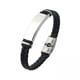 thumbnail image 1 of 2 Pulseras De San Valentín, Regalo Para Parejas, Pulseras Para Playa, Regalos De Cumpleaños, Fiestas, Color Negro Y Plateado, 1 of 8