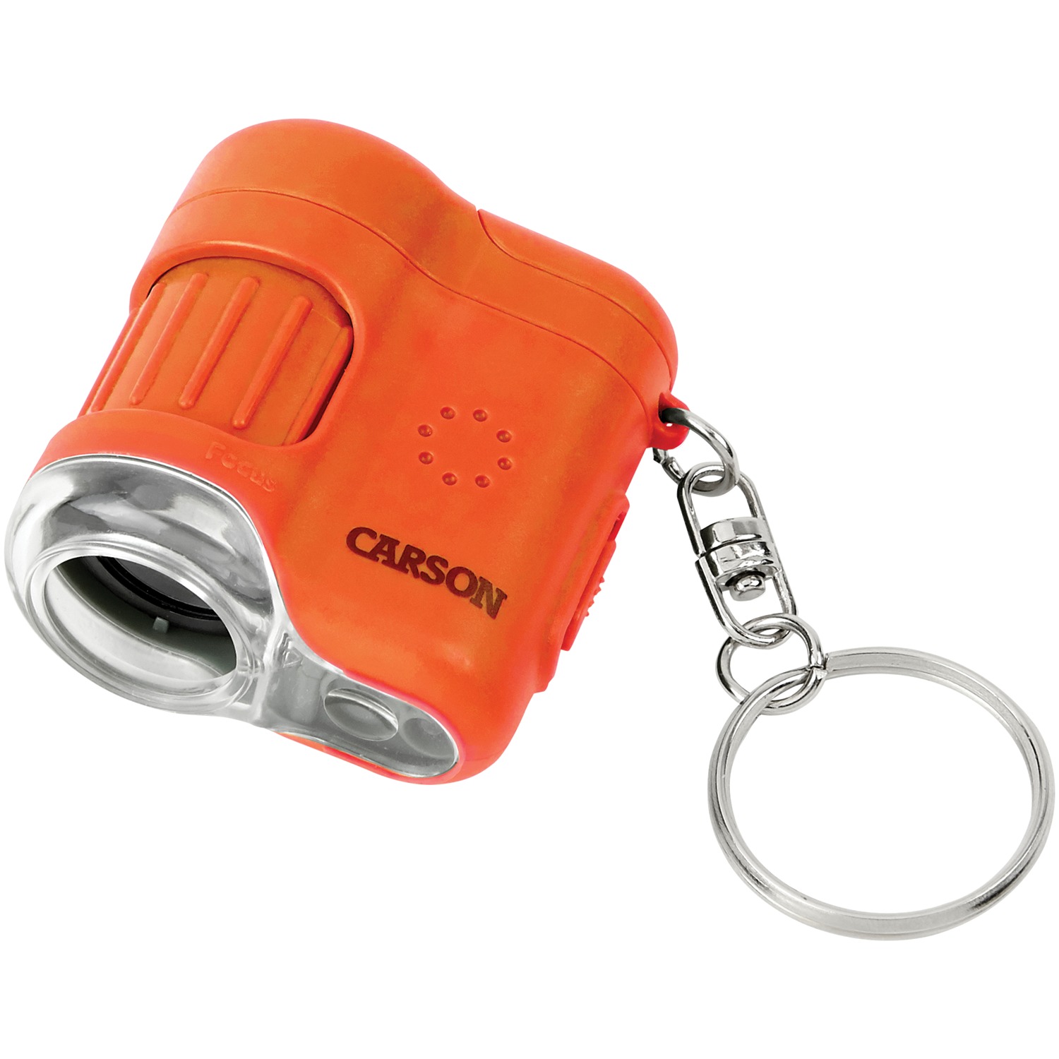 Carson MicroMini™ 20x LED Lighted Pocket Microscope with Built-In UV and LED Flashlight, Orange - image 5 of 9