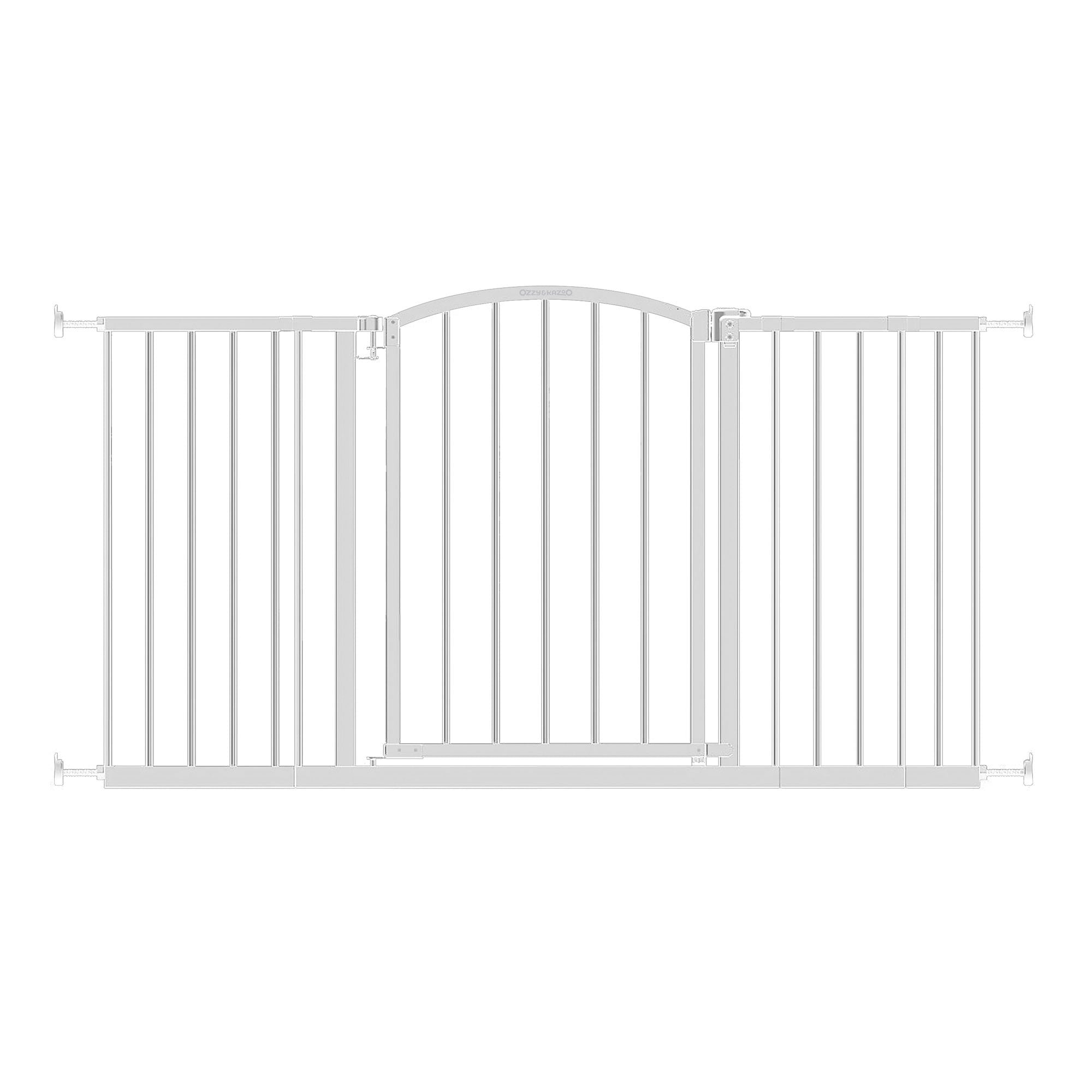 Open Box Ingenuity Ozzy & Kazoo 27” Tall Walk Through Gate For Doorway