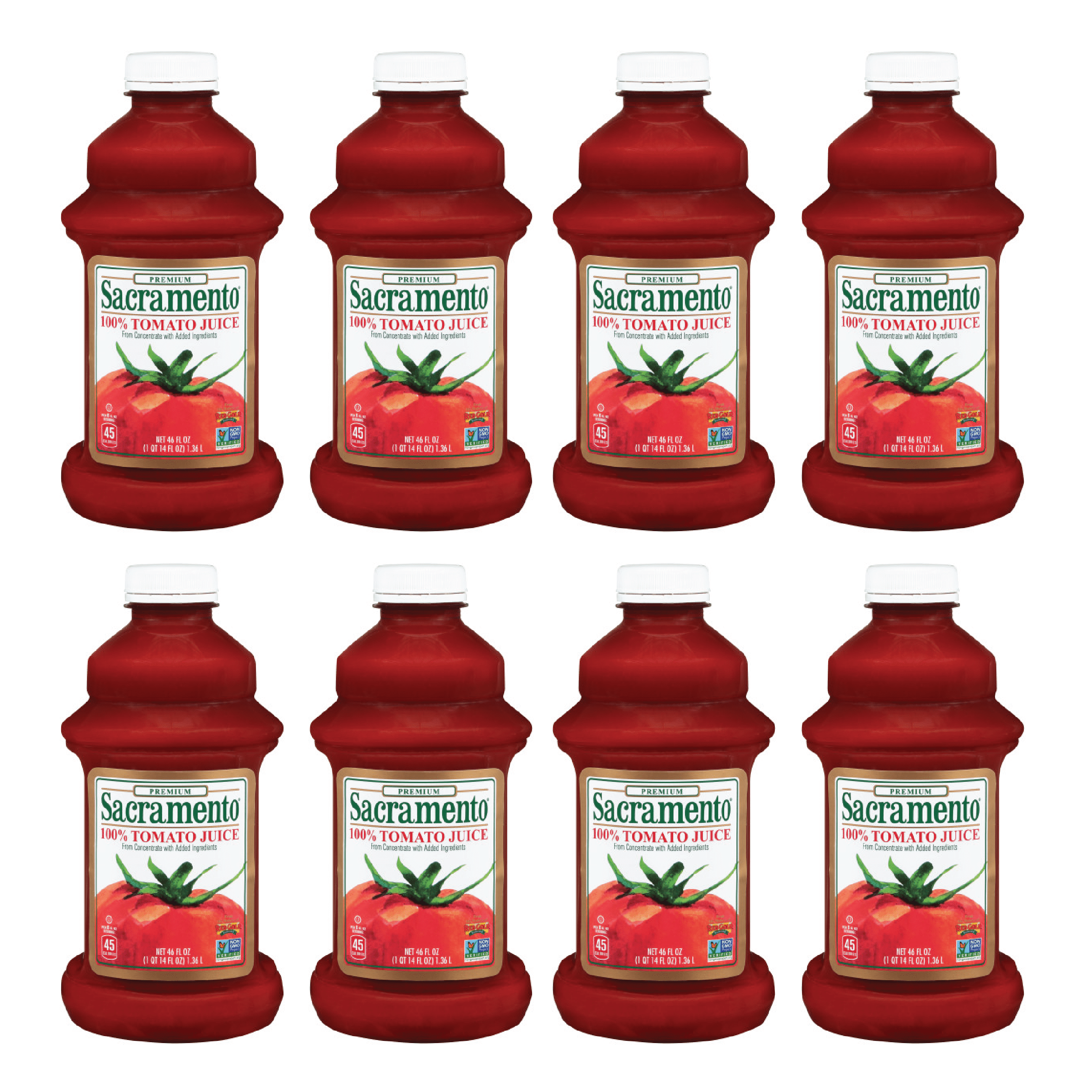 Sacramento Tomato Juice, Kosher and Gluten Free, No High Fructose Corn