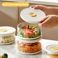 thumbnail image 6 of Durable Glass Food Storage Container With Lid Heat Resistant Microwave Bowl, 6 of 8