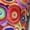 Multicolor, variant on Multicolor Circle Pattern Halter Neck Midi Dress For Women, Casual Boho Summer Dress