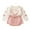 Pink, variant on Wassery Baby Girls Knitting Jumpsuits Infant Autumn Winter Clothes Long Sleeve Contrast Color Heart Print Knit One Piece Romper Newborn Christmas Outfits 0-18M