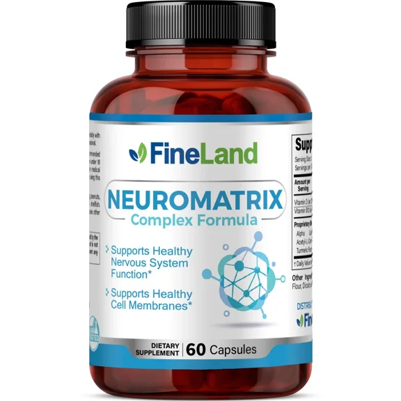 Fineland Vitamins Neuromatrix Alpha Lipoic Acid Metabolism Support 60 Capsules