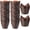 Brown, variant on Lsupdaol 100 Pcs Jumbo Muffin Liners for Baking 2-1/4" x 4" Large Tulip Cupcake Liners Greaseproof Cupcake Wrapper Paper for Weddings Birthday Christmas Anniversaries Party (Light Brown)