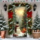 thumbnail image 4 of Cubierta de Puerta Navideña de 35 X 71 Pulgadas - Diseño de Papá Noel - Decoración Navideña para Puerta - Decoración para Festivales y Fiestas, 4 of 6