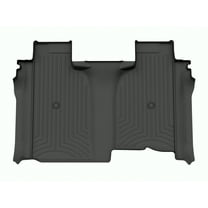 WeatherTech Custom Fit FloorLiners compatible with Silverado 1500, Silverado 2500HD/3500HD, Silverado 1500 LTD, Sierra 1500 Limited, Sierra 1500, Sierra 2500HD/3500HD - 2nd Row, Black