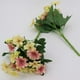 thumbnail image 3 of Ramo de Plantas de Crisantemo Artificiales Que Cuelgan de Flores de Plástico para de Amarillo, 3 of 9