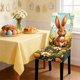 thumbnail image 5 of CaiYueKe Easter Bunny Chair Covers Set, Holiday Dining Decor, Festive Party Chair Slipcovers, Spring Home Table Setting, Washable Decorative Covers for Kitchen Dining Room Gatherings, 5 of 7