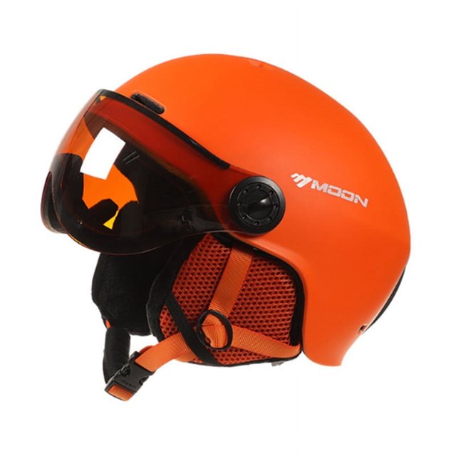 Casco de esquí con gafas Casco Casco de esquí integrado para hombre y mujer Equipo de protección