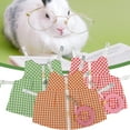 thumbnail image 2 of 1 Set Rabbit Clothes with Traction Rope Prevent Break Free Breathable Small Animal Outwear Harness Pet Supplies, 2 of 8