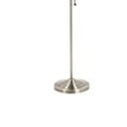 thumbnail image 4 of 3 Way Metal Floor Lamp with and Adjustable Height Mechanism, Silver- Saltoro Sherpi, 4 of 5