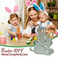 thumbnail image 1 of Ynlkorvg Stencil Cutting for Eggs Making Metal DIY Template Bunny Easter Dies Card Rabbit Home DIY, 1 of 9