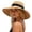 Khaki, variant on Ticikt Wide Brim Sun Hat for Beach Travel with Bow Detail Summer Hat,Color:Beige