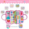 thumbnail image 3 of Juguete de viaje Busy Board Freebear Princess para niños pequeños de 2 a 4 años, 3 of 9